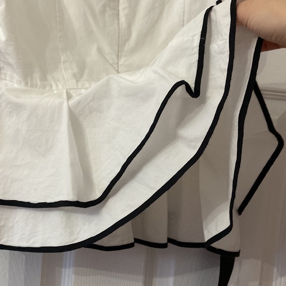 Zara Trafaluc Collection sleeveless peplum top with waist tie size XS - Picture 4 of 4